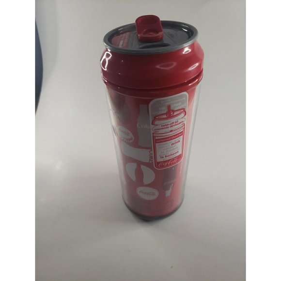 Cool Gear Coca Cola 16oz Tumbler Slider Lid, Logo Signs, Red Metallic 2013 - Picture 3 of 4